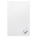 Volleyball boy gray stationery paper
