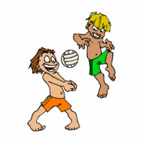 Volleyball Boys Cut Outs