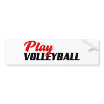 Volleyball bumper stickers by republicofsport Volleyball bumper stickers