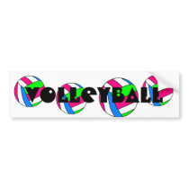 Volleyball Bumper Sticker bumper stickers