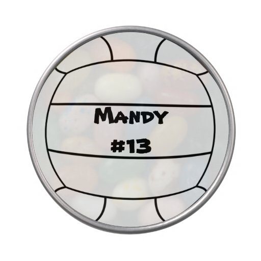 Volleyball Candy Tin Zazzle