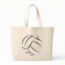 Volleyball Canvas Tote Bag