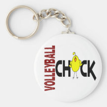 Volleyball Chick 1 Keychains