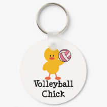 Volleyball Chick Key Chain keychains