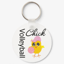 Volleyball Chick keychains