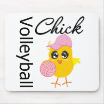 Volleyball Chick Mousepads