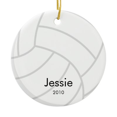 Volleyball Christmas Ornament