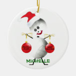 Volleyball Christmas Player Christmas Tree Ornaments