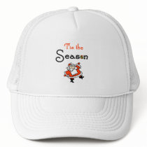 Volleyball Christmas T'is the season Hats