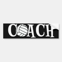 Volleyball Coach Bumper Stickers
