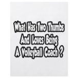 Volleyball Coach Joke...Two Thumbs Flyer