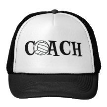 Volleyball Coach Mesh Hats
