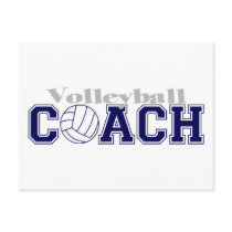 Volleyball Coach postcards by LushLaundry Volleyball Coach postcards