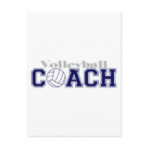 Volleyball Coach Postcard