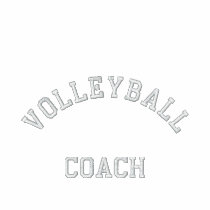 Volleyball Coach Shirt embroidered shirts