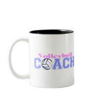 Volleyball Coach (Version B) mugs by LushLaundry Volleyball Coach (Version B) mugs