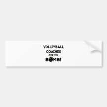 Volleyball Coaches Are The Bomb! Bumper Stickers