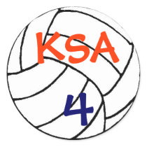 volleyball_color, KSA, 4 stickers