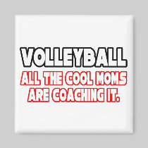 Volleyball...Cool Moms Refrigerator Magnets