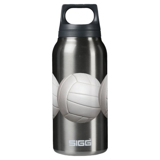 Volleyball custom insulated water bottle Zazzle
