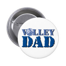 Volleyball Dad Button