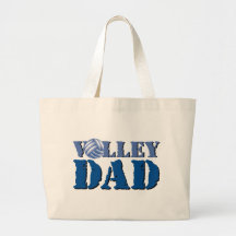 Volleyball Dad Canvas Bag