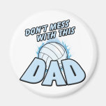 Volleyball Dad Fridge Magnet