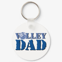 Volleyball Dad keychains