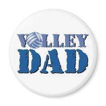 Volleyball Dad magnets by bbdesignsco Volleyball Dad magnets