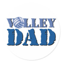 Volleyball Dad stickers by bbdesignsco Volleyball Dad stickers