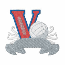 Volleyball Design embroidered shirts