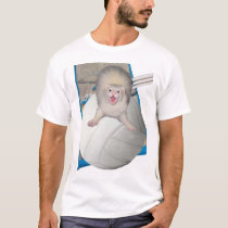 Volleyball Ferret t-shirts by Queenie303 Volleyball Ferret t-shirts