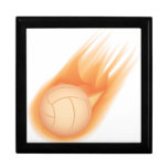 volleyball fire keepsake box