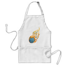 Volleyball Fireball Apron