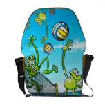 Volleyball Frog Messenger Bag