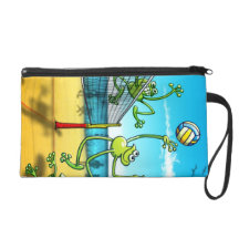 Volleyball Frog Wristlets