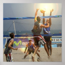 Volleyball Game Poster