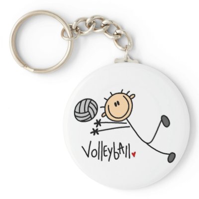 Volleyball Gift Keychains