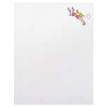 Volleyball Girl Dive Letterhead