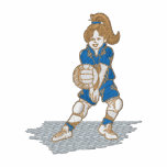 Volleyball Girl Embroidered Track Jacket