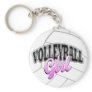 Volleyball Girl Keychain