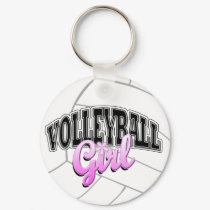 Volleyball Girl Keychain by StargazerDesigns Volleyball Girl Keychain