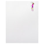 Volleyball Girl Letterhead Design