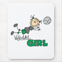 Volleyball Girl Mouse Mats