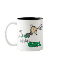 Volleyball Girl mugs