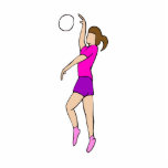 Volleyball Girl Acrylic Cut Outs