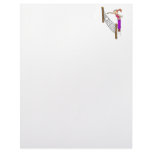 Volleyball girl spike customized letterhead