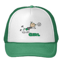 Volleyball Girl Tshirts and Gifts Mesh Hats