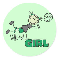 Volleyball Girl Tshirts and Gifts stickers