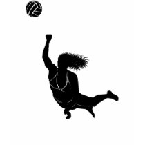 Volleyball Girl V t-shirts by Perpertual_Art Volleyball Girl V t-shirts